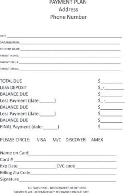 Payment Plan for Embroidery, Screen Printing or Vinyl