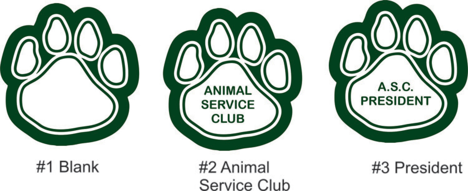 Chenille Patch - Paws