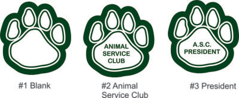 Chenille Patch - Paws