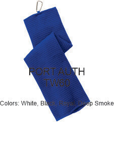 DFWLaoGOLF Port Authority® Waffle Microfiber Golf Towel