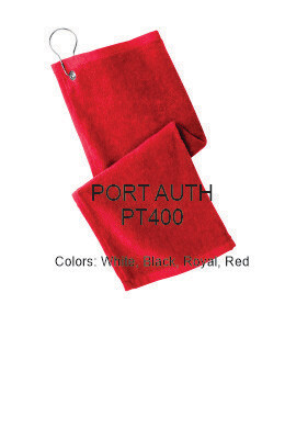 DFWLaoGOLF Port Authority ® Grommeted Hemmed Towel