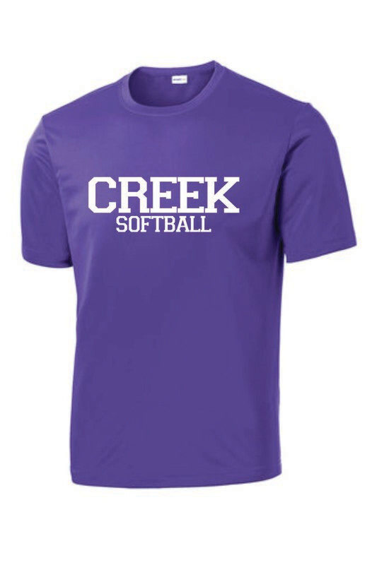 TCHS Softball Sport-Tek® PosiCharge® Competitor™ Tee (Purple) (Fall Required)