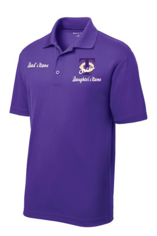 TCHS CHEER DAD Sport-Tek® PosiCharge® RacerMesh® Polo #19