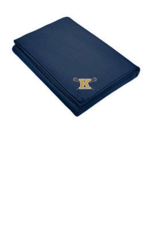 Keller Lacrosse Sweatshirt Blanket (Navy)