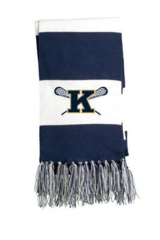 Keller Lacrosse Scarf (Navy/White)