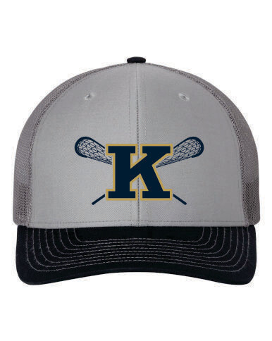 Keller Lacrosse Richardson 112 Cap (Grey/Charcoal/Navy- out of stock changed colors to Navy/Grey)