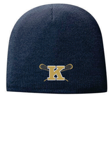 Keller Lacrosse Fleece Lined Beanie (Navy)