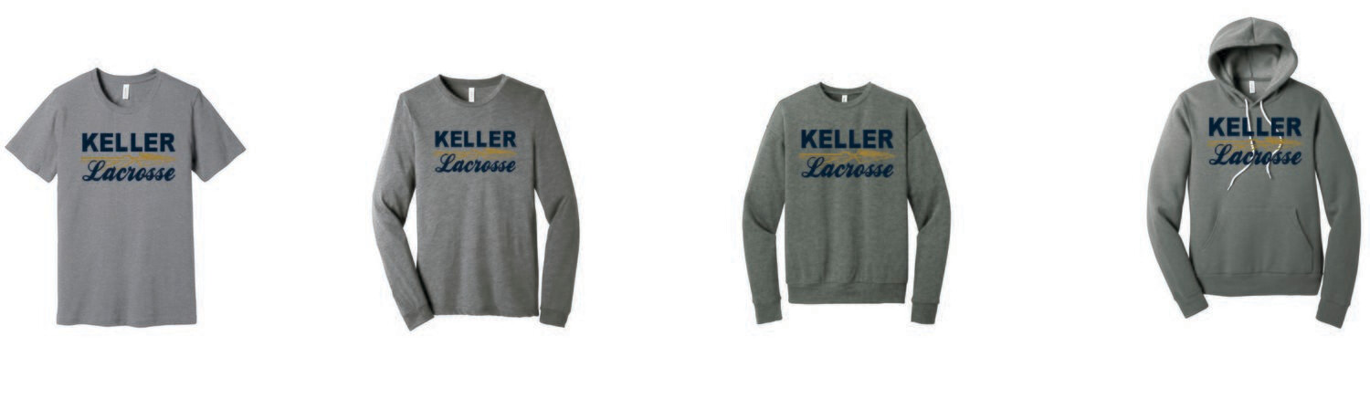 Keller Lacrosse Bella Brand Apparel (Grey)