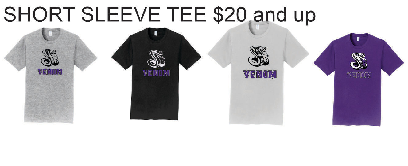 Venom Port &amp; Company® Fan Favorite™ Tee &amp; SHOOTER SHIRT  (Purple)