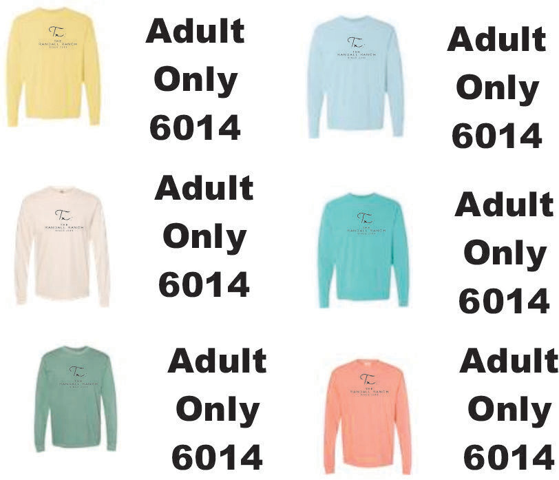Randall Ranch 2023 Comfort Colors LONG Sleeve Tee (ADULT ONLY)