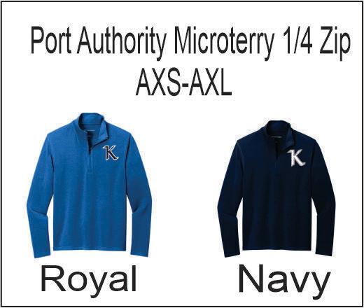 KYA Baseball Port Authority Microterry 1/4 Zip Pullover (ADULT ONLY)