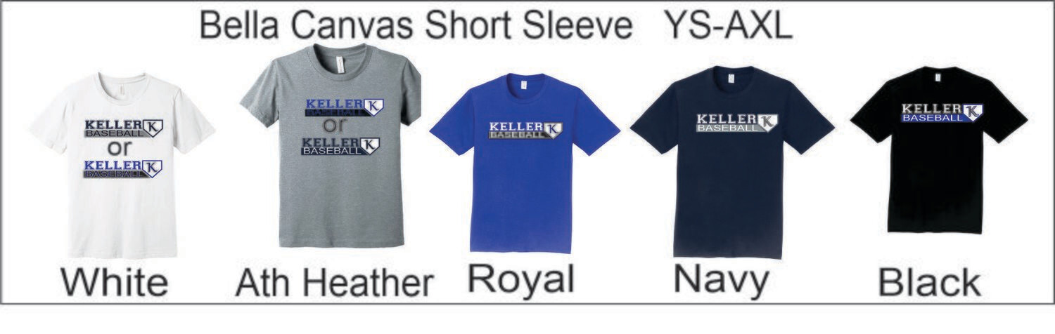 KYA Baseball BELLA+CANVAS ® Unisex Jersey Short Sleeve Tee