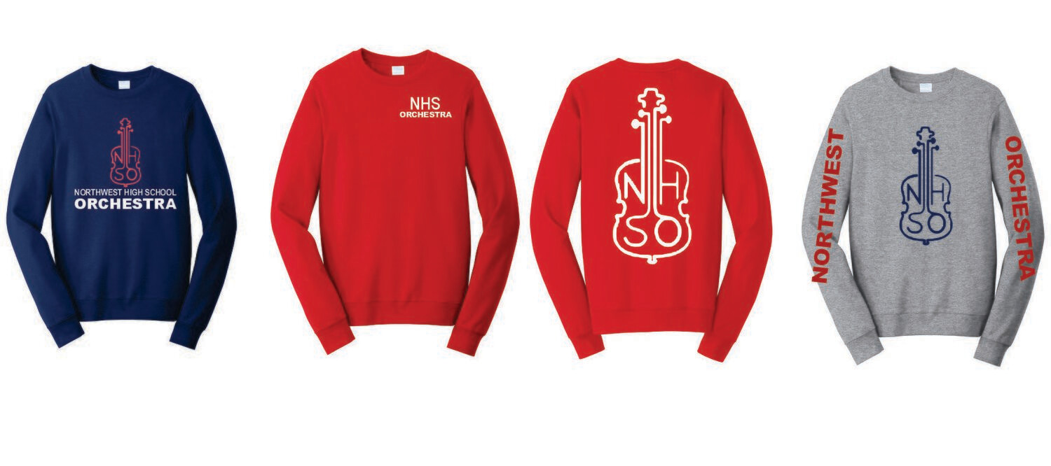 NW Orchestra Port &amp; Company® Fan Favorite™ Fleece Crewneck Sweatshirt