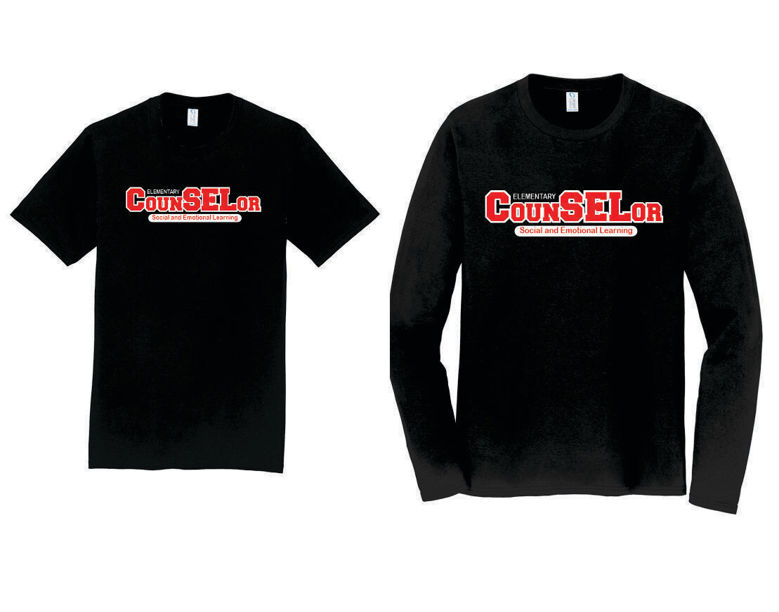 FWISD Counselors Port &amp; Company® Fan Favorite™ Short or Long Sleeve Tee (BLACK)