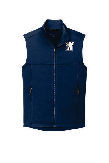 KGL Port Authority® Collective Smooth Fleece Vest MENS OR LADIES (Comes with K Logo) Navy