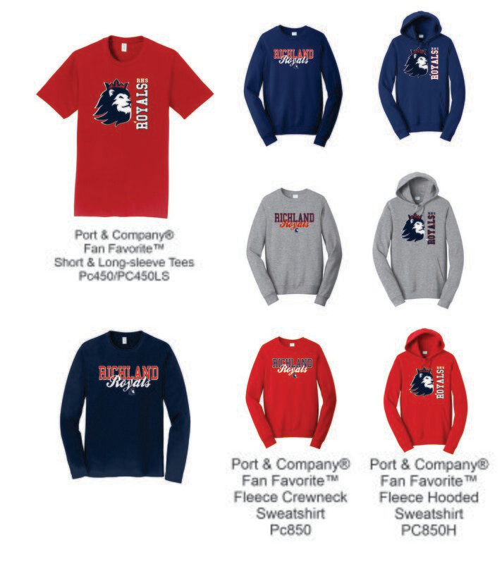 RHS Port &amp; Company® Fan Favorite™ Short OR Longsleeve Tee OR Crewneck OR Hooded Sweatshirt