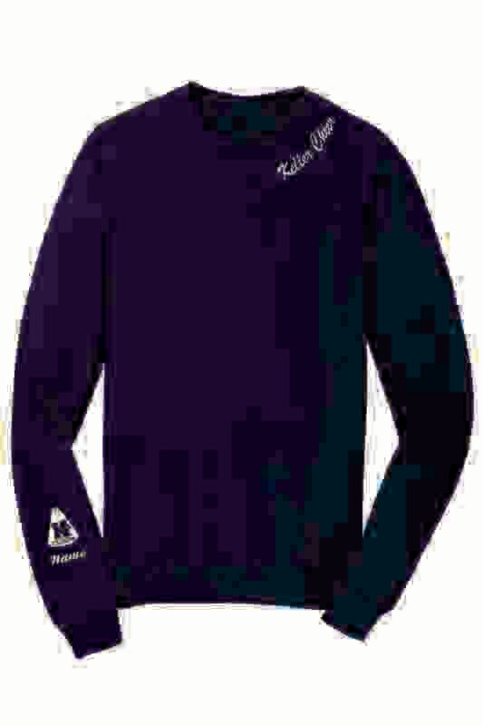 KHS Cheer Sweatshirt with Embroidery on Neck and Right Sleeve