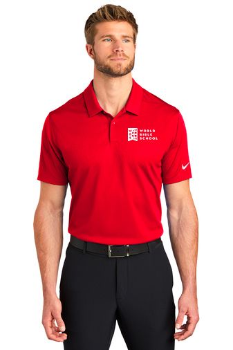 WBS Nike Dry Essential Solid Polo (UNIVERSITY RED)