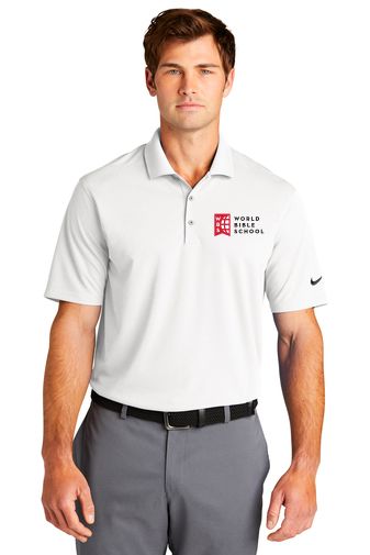 WBS Nike Dri-FIT Micro Pique 2.0 Polo (WHITE)