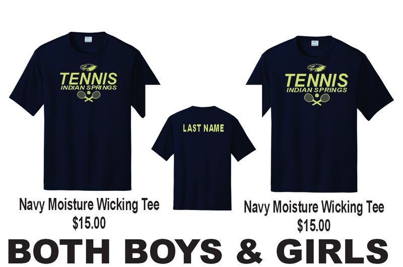 ISMS TENNIS Port &amp; Company® Performance Tee (Navy)