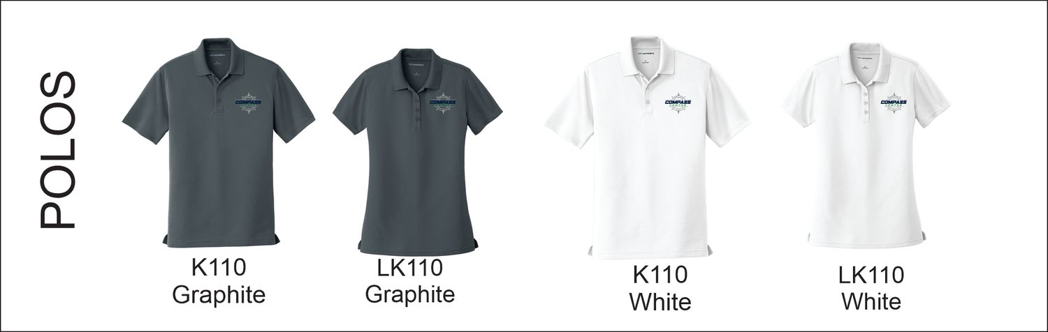 Keller Compass Center Port Authority® Dry Zone® UV Micro-Mesh Polo (Men&#39;s or Women&#39;s)