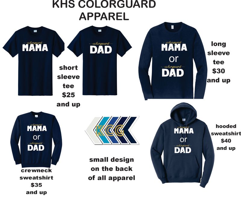 KHS KG Parent Tees (Navy items)