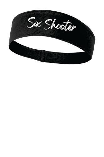 Six Shooters Basketball Sport-Tek® PosiCharge® Competitor™ Headband (Black)