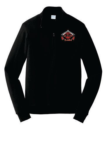 Six Shooters Basketball Port &amp; Company® Fan Favorite™ Fleece 1/4-Zip Pullover Sweatshirt (Black)