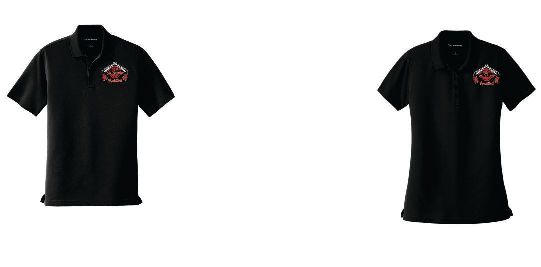 Six Shooters Basketball Port Authority® Dry Zone® UV Micro-Mesh Polo Men&#39;s OR Women&#39;s (Black)