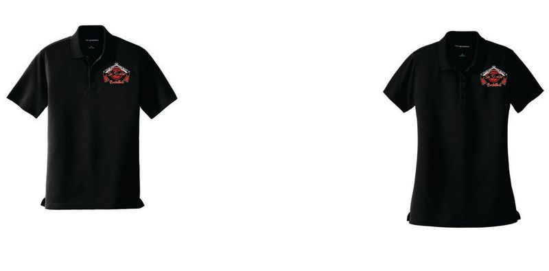 Six Shooters Basketball Port Authority® Dry Zone® UV Micro-Mesh Polo Men&#39;s OR Women&#39;s (Black)