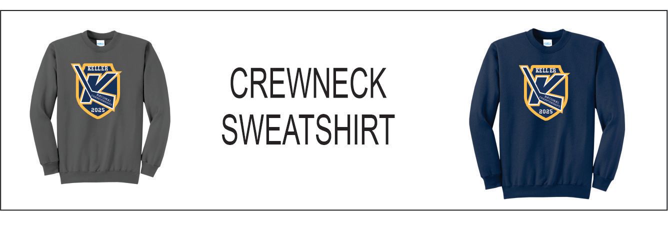 2025 Nationals Keller Hockey Port &amp; Company® Fan Favorite™  Crewneck Sweatshirt