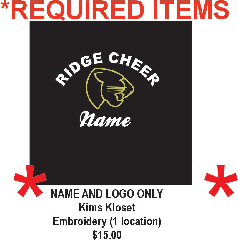 FRHS Cheer - Logo and name on Backpack