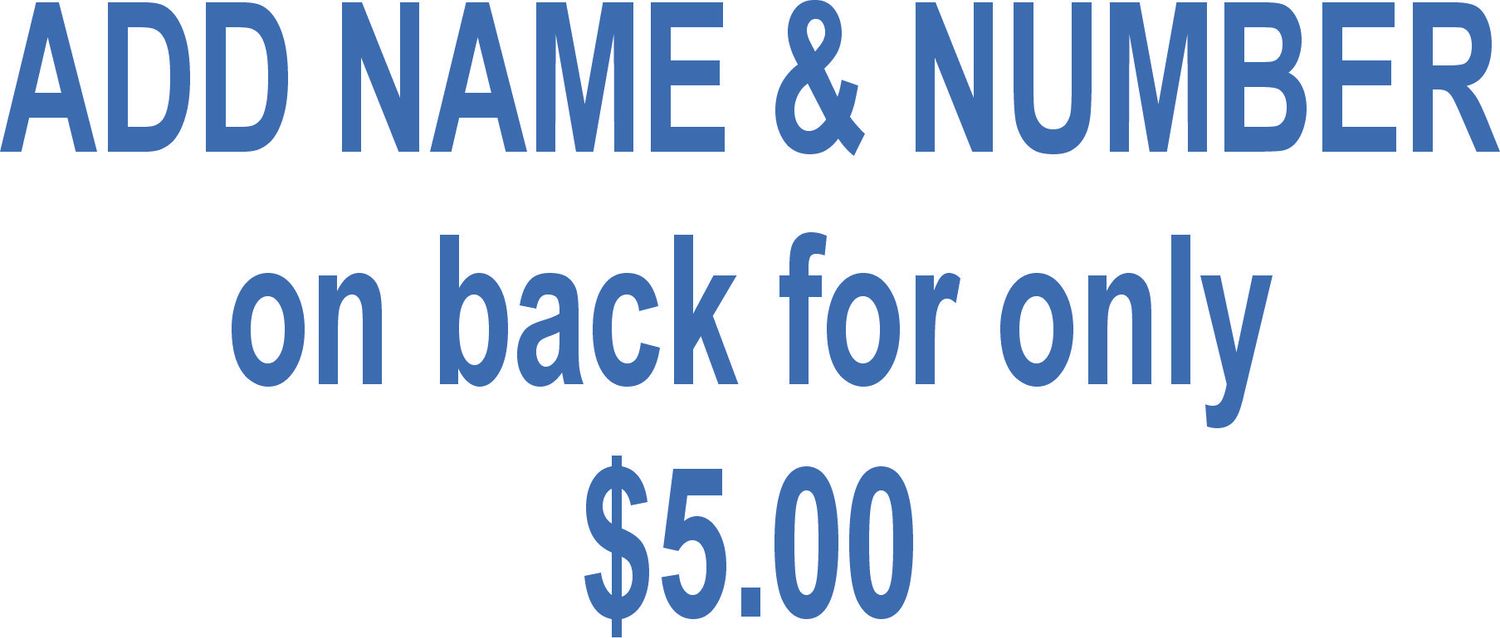 Add Name &amp; Number