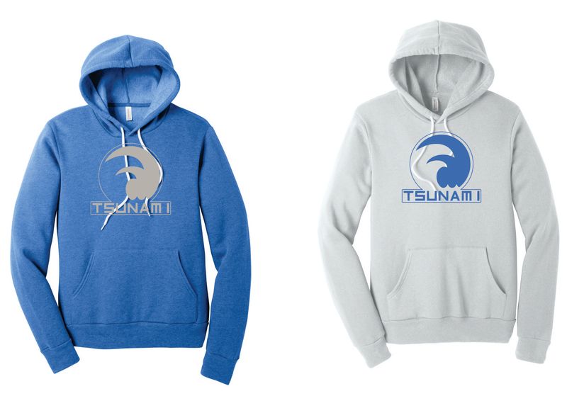 Tsunami BELLA+CANVAS® Unisex Hooded Sweatshirt
