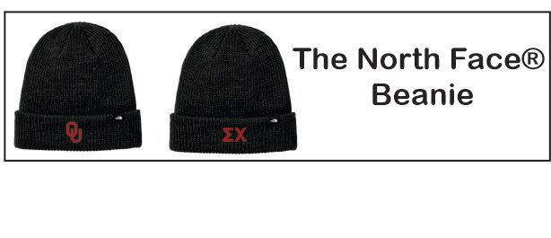 OU The North Face® Truckstop Beanie (Black)