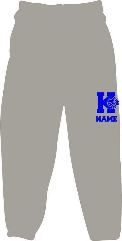 KMS BOYS SWEATPANT (STUDENT LAST NAME INCLUDED)