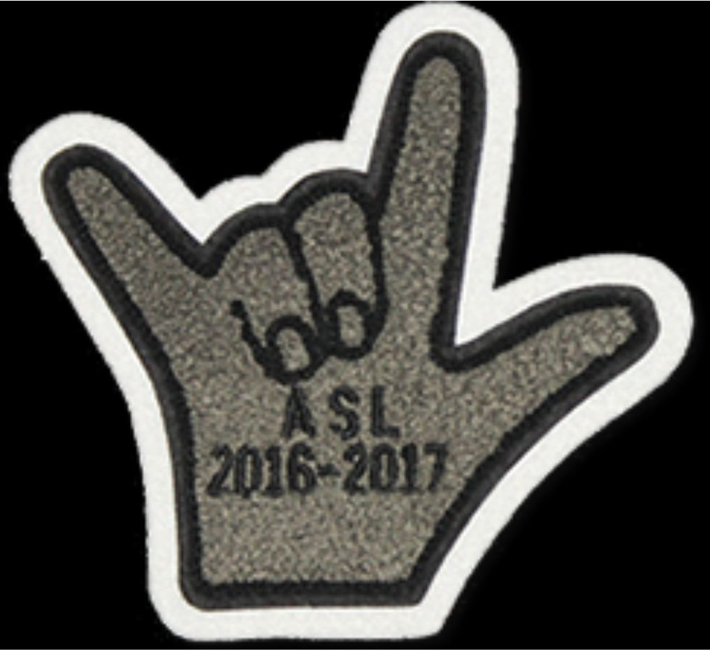 Chenille Patch - ASL