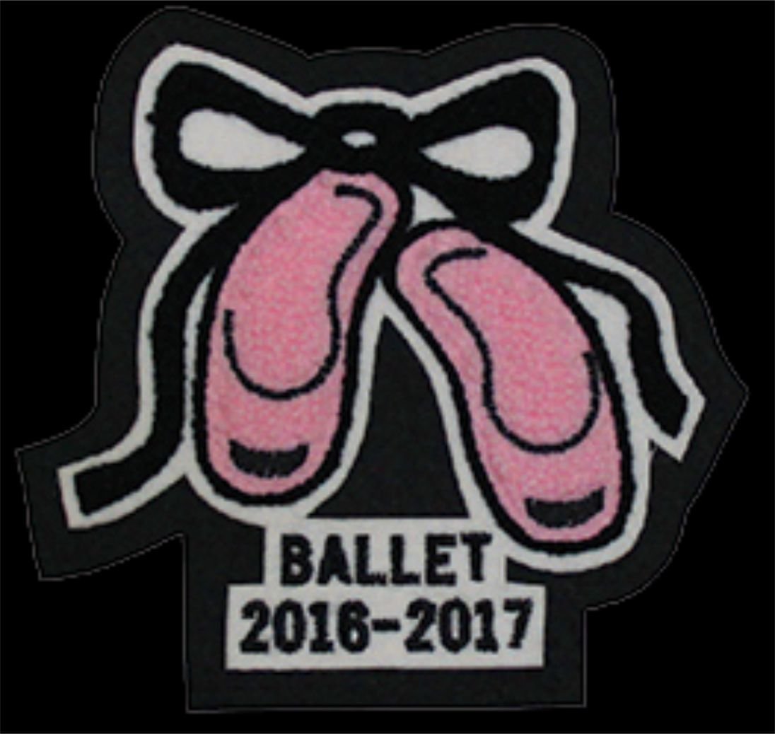 Chenille Patch - Ballet Slippers