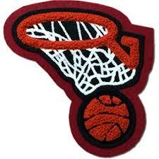 Chenille Patch - Basketball w/Net*#