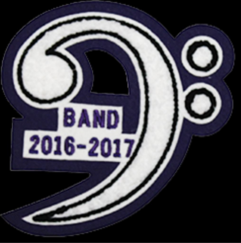Chenille Patch - Bass Clef