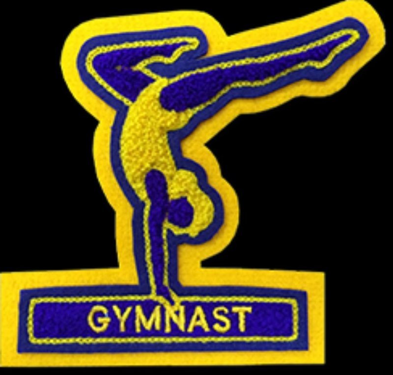 Chenille Patch - Gymnast - Female