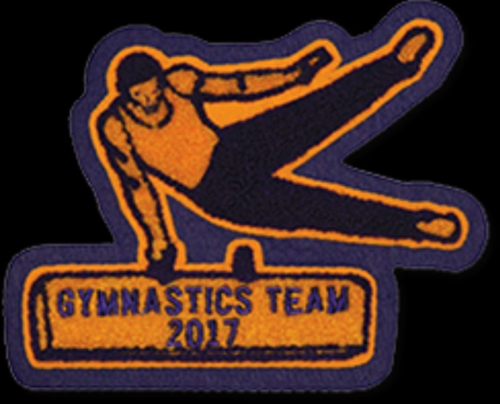 Chenille Patch - Gymnast - Male