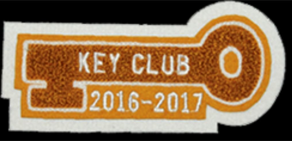Chenille Patch - Key Club