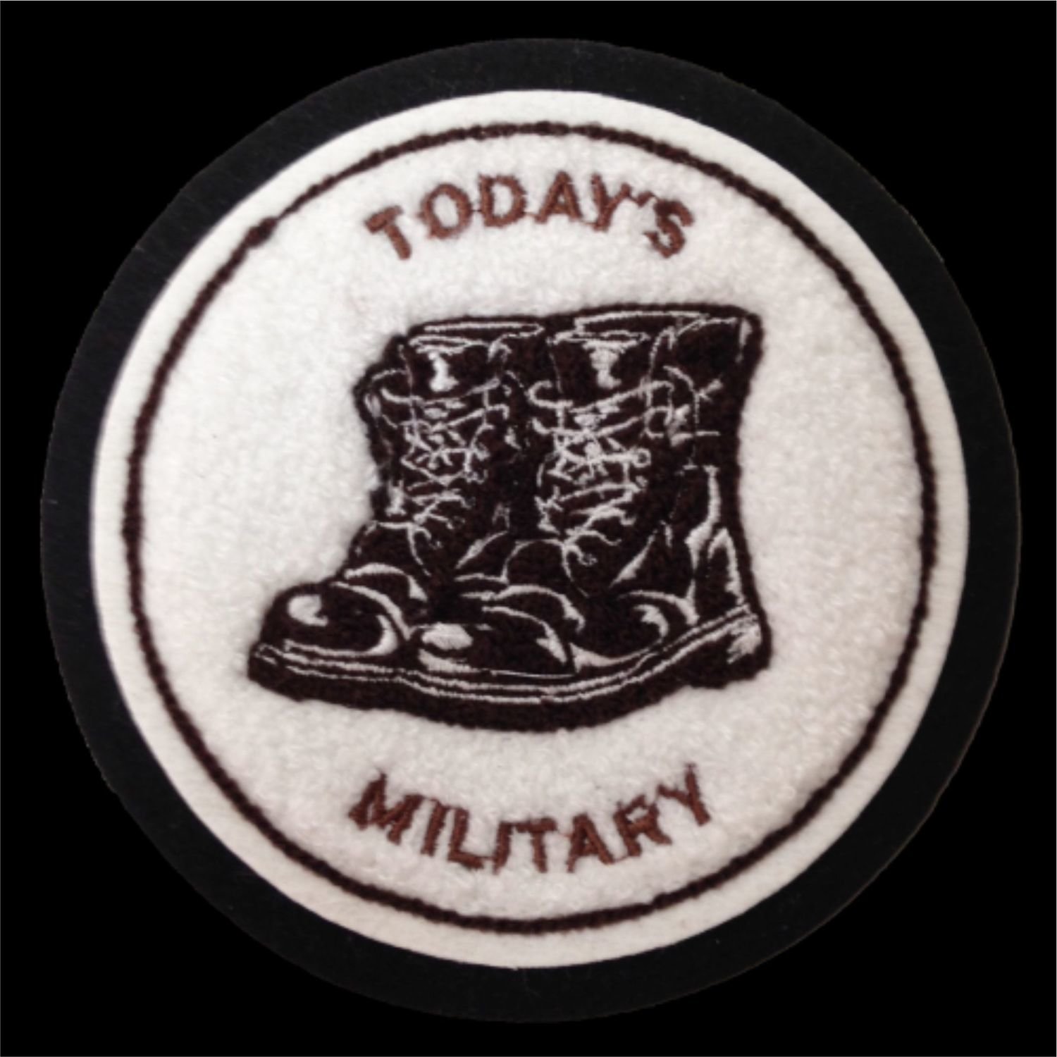 Chenille Patch - Military Boots#