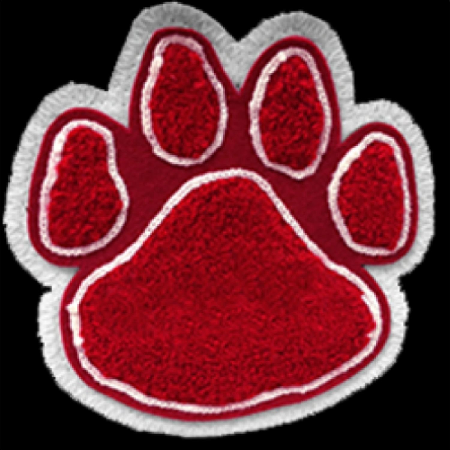 Chenille Patch - Paw