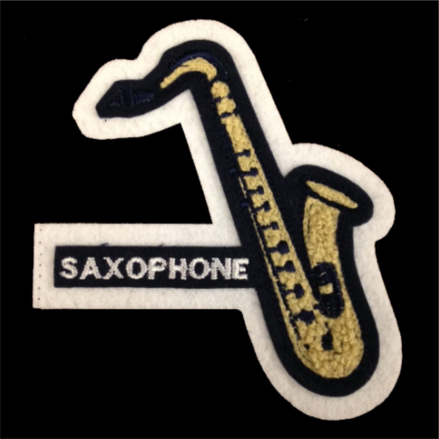 Chenille Patch - Saxophone