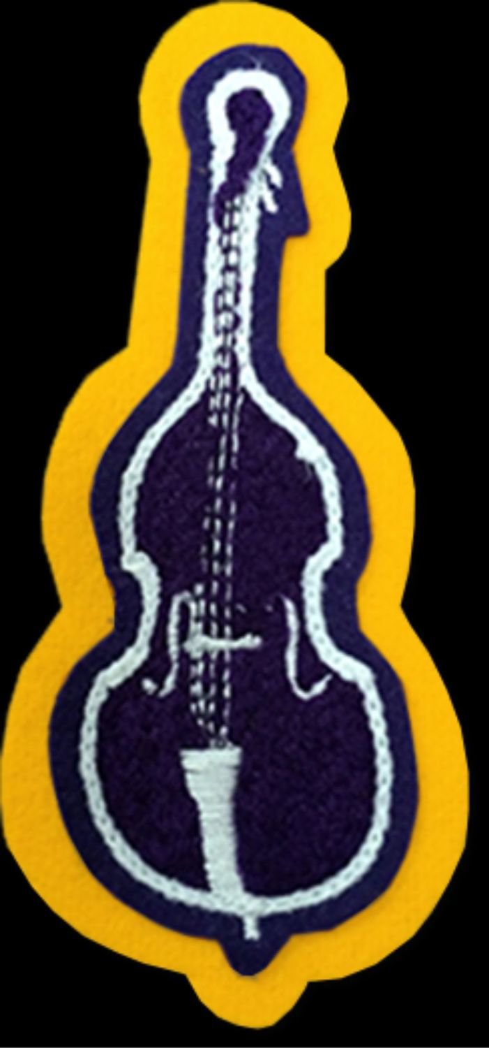 Chenille Patch - String Bass