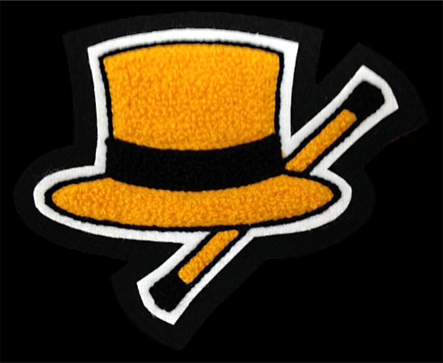 Chenille Patch - Top Hat