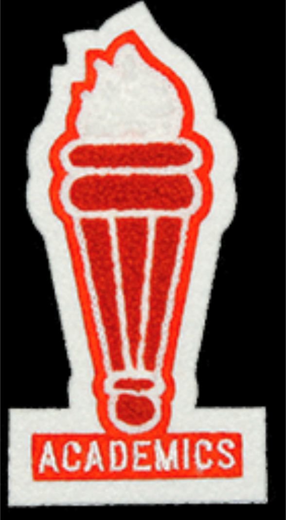 Chenille Patch - Torch