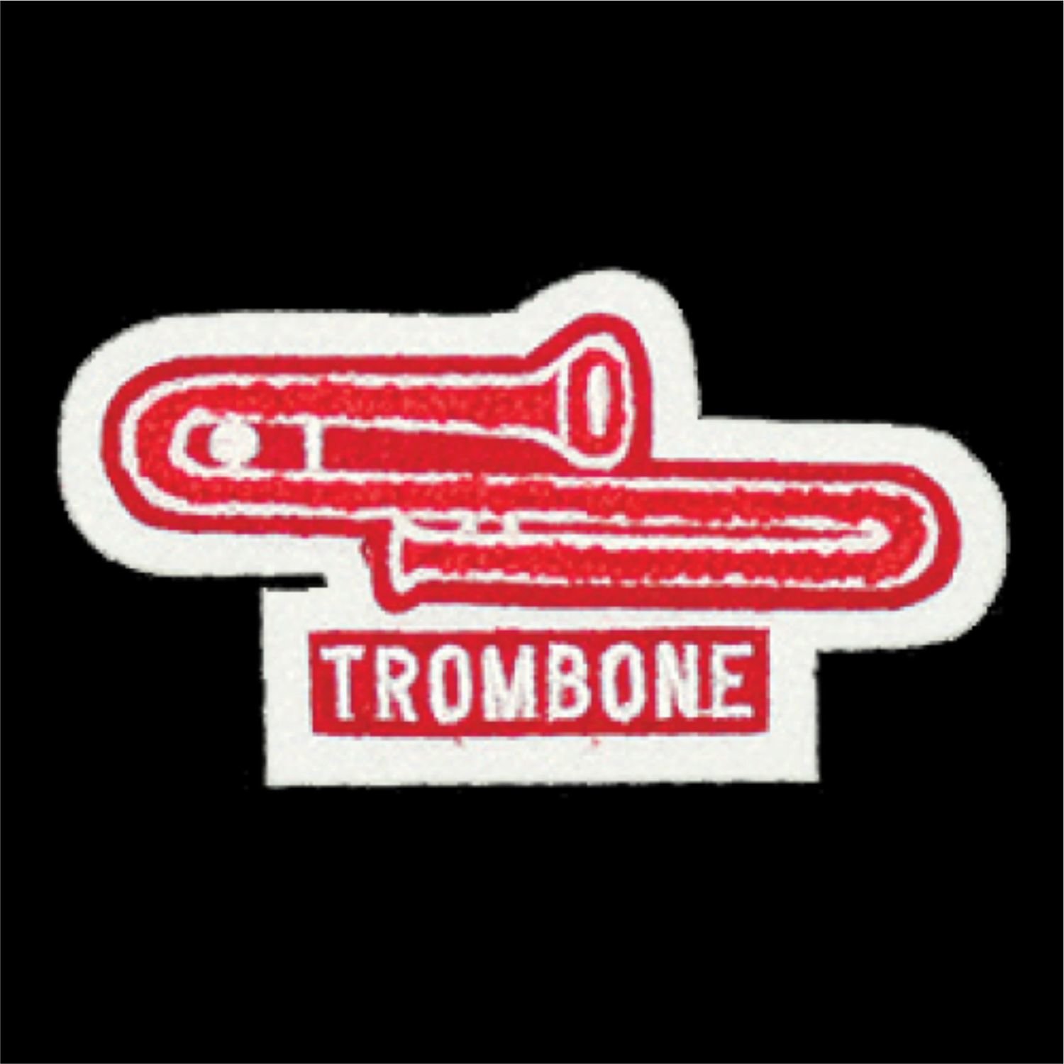 Chenille Patch - Trombone